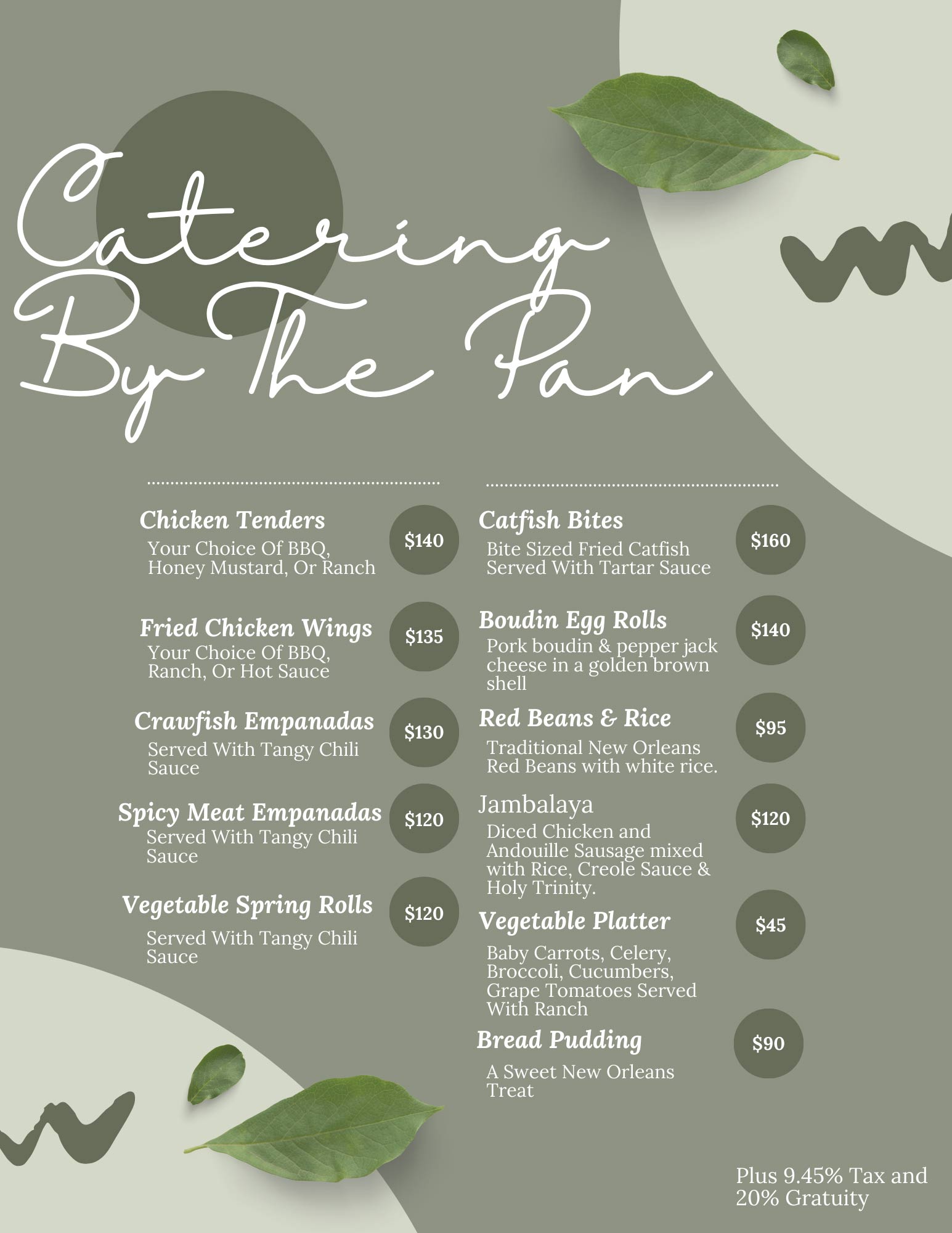 Catering by the pan1